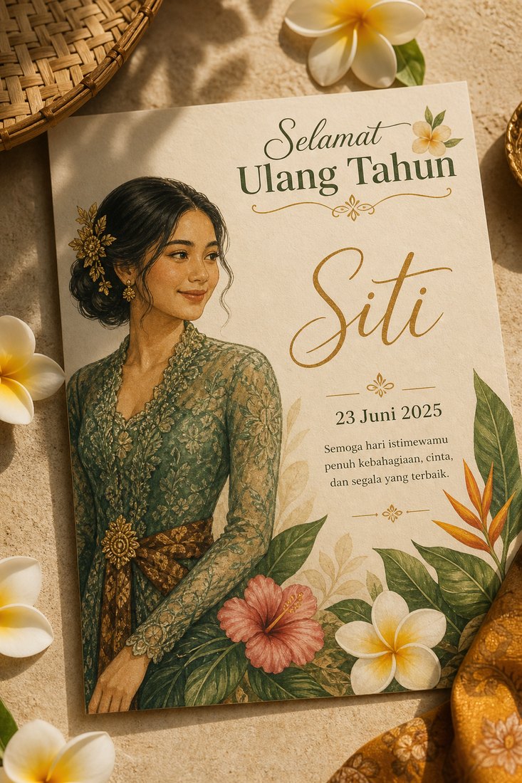 Kartu QR baby shower buatan AI untuk Emily bergaya pastel lembut