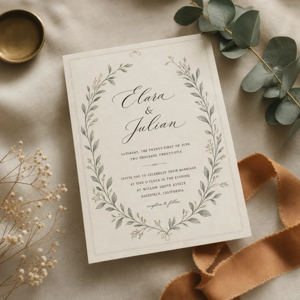 AI invitation card